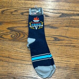 Blue Q Olympic Long Sleeper Men's Blue Socks